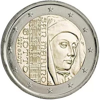 Euros San Marino A Os Del Nacimiento De Giotto