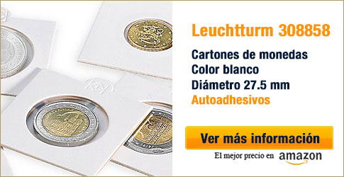 Cartones para Monedas Conmemorativas de 2 euros autoadhesivos Leuchtturm