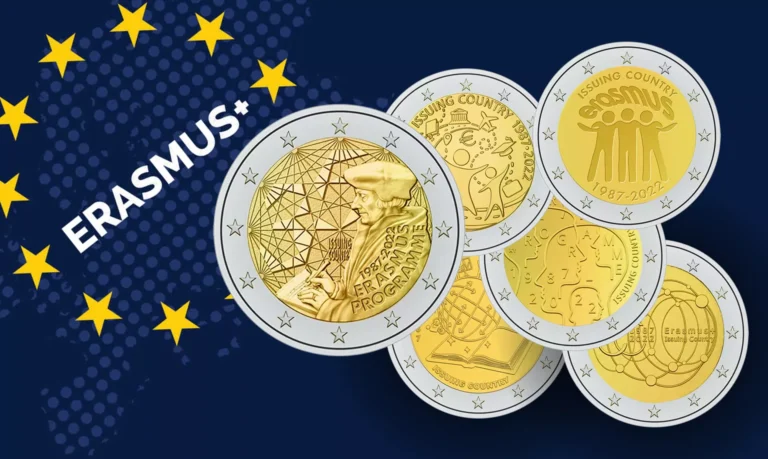 Concurso para el diseño de los 2 euros conmemorativos Erasmus 2022