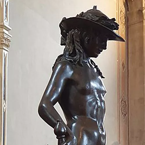 David de bronce de Donatello, Museo Nacional de Bargello, Wikimedia Commons