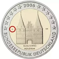 Moneda de 2 euros conmemorativos Alemania 2006 - Estado Federado de Schleswig-Holstein