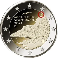 Moneda de 2 euros conmemorativos Alemania 2007 - Estado Federado de Mecklenburg-Vorpommern (Königsstuhl)