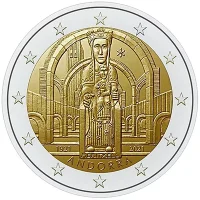 Moneda de 2 euros conmemorativos Andorra 2021 - 100 aniversario de la Coronación de Nuestra Señora de Meritxell