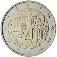 Moneda de 2 euros conmemorativos Austria 2016 - 200 aniversario del Banco Nacional de Austria