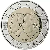 Moneda de 2 euros conmemorativos Bélgica 2005 - Unión Económica Belgo-Luxemburguesa