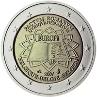 Moneda de 2 euros conmemorativos Bélgica 2007 - 50 Aniversario del Tratado de Roma