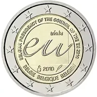 Moneda de 2 euros conmemorativos Bélgica 2010 - Presidencia belga del Consejo de la Unión Europea