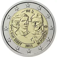 Moneda de 2 euros conmemorativos Bélgica 2011 - Centenario del Día Internacional de la Mujer