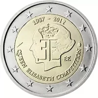 Moneda de 2 euros conmemorativos Bélgica 2012 - 75 aniversario del Concurso Musical Reina Isabel