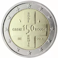 Moneda de 2 euros conmemorativos Bélgica 2014 - 150 aniversario de la Cruz Roja de Bélgica