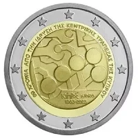 Moneda de 2 euros conmemorativos Chipre 2023 - 60 aniversario del Establecimiento del Banco Central de Chipre