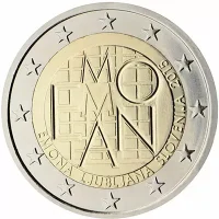 Moneda de 2 euros conmemorativos Eslovenia 2015 - 2.000 aniversario del Asentamiento Romano de Emona