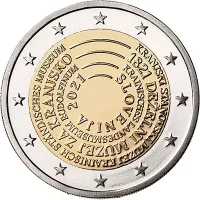 Moneda de 2 euros conmemorativos Eslovenia 2021 - 200 aniversario del Primer Museo de Eslovenia