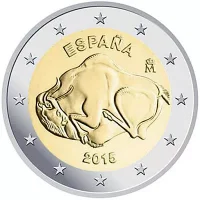 Moneda de 2 euros conmemorativos España 2015 - Cueva de Altamira (Patrimonio Mundial UNESCO)