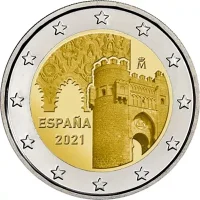 Moneda de 2 euros conmemorativos España 2021 - Ciudad histórica de Toledo (Patrimonio Mundial UNESCO)