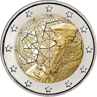 Moneda de 2 euros conmemorativos España 2022 - 35 Aniversario del Programa Erasmus