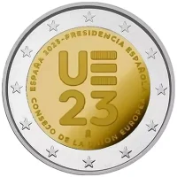 Moneda de 2 euros conmemorativos España 2023 - Presidencia española en Consejo de la Unión Europea