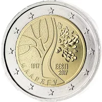 Moneda de 2 euros conmemorativos Estonia 2017 - Camino a la Independencia de Estonia