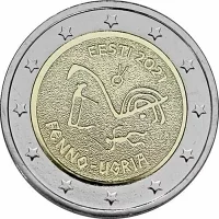 Moneda de 2 euros conmemorativos Estonia 2021 - Pueblos Ugrofineses