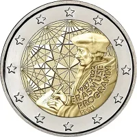 Moneda de 2 euros conmemorativos Estonia 2022 - 35 Aniversario del Programa Erasmus