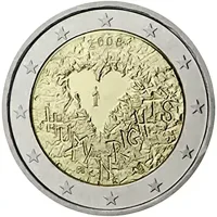 Moneda de 2 euros conmemorativos Finlandia 2008 - 60 aniversario de la Declaración Universal de los Derechos Humanos