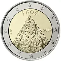 Moneda de 2 euros conmemorativos Finlandia 2009 - 200 años de la Autonomía de Finlandia y de la Dieta de Porvoo