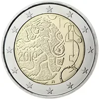 Moneda de 2 euros conmemorativos Finlandia 2010 - Decreto de 1860 (Finlandia puede emitir Billetes y Monedas)