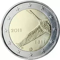 Moneda de 2 euros conmemorativos Finlandia 2011 - 200 aniversario del Suomen Pankki - Finlands Bank