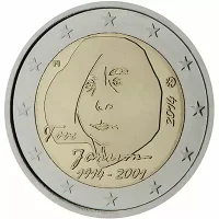 Moneda de 2 euros conmemorativos Finlandia 2014 - 100 aniversario del Nacimiento de Tove Jansson