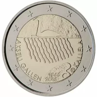 Moneda de 2 euros conmemorativos Finlandia 2015 - 150 aniversario del Nacimiento de Akseli Gallen-Kallela