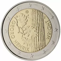 Moneda de 2 euros conmemorativos Finlandia 2016 - 100 aniversario del Nacimiento de Georg Henrik von Wright