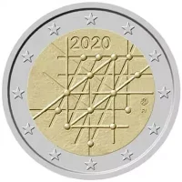 Moneda de 2 euros conmemorativos Finlandia 2020 - 100 aniversario de la Universidad de Turku