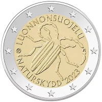 Moneda de 2 euros conmemorativos Finlandia 2023 - Primera Ley de Conservación de la Naturaleza de Finlandia