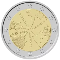 Moneda de 2 euros conmemorativos Finlandia 2024 - Gesellius, Lindgren, Saarinen - Arquitectura finlandesa