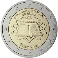 Moneda de 2 euros conmemorativos Irlanda 2007 - 50 Aniversario del Tratado de Roma