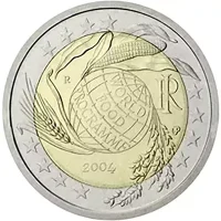 Moneda de 2 euros conmemorativos Italia 2004 - 50 aniversario del Programa Mundial de Alimentos