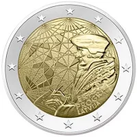 Moneda de 2 euros conmemorativos Letonia 2022 - 35 Aniversario del Programa Erasmus