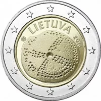 Moneda de 2 euros conmemorativos Lituania 2016 - Cultura Báltica