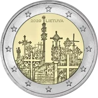 Moneda de 2 euros conmemorativos Lituania 2020 - La Colina de las Cruces