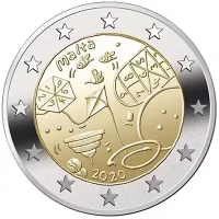 Moneda de 2 euros conmemorativos Malta 2020 - Los Juegos (Los Niños en Solidaridad)