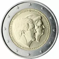 Moneda de 2 euros conmemorativos Países Bajos 2014 - Despedida Oficial de la antigua Reina Beatriz