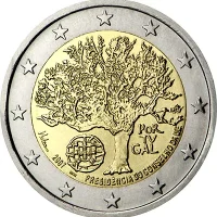 Moneda de 2 euros conmemorativos Portugal 2007 - Presidencia portuguesa en Consejo de la Unión Europea