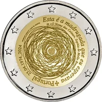 Moneda de 2 euros conmemorativos Portugal 2024 - 50 Aniversario de la Revolución del 25 de Abril de 1974