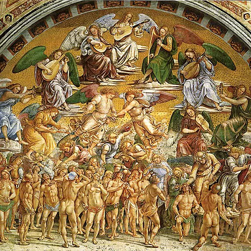 Il Paradiso, de Luca Signorelli, Cappella di San Brizio, Wikimedia Commons