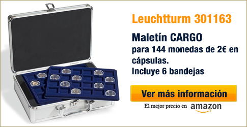 Maletín Leuchtturm CARGO para Monedas de 2 euros