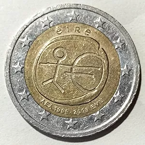 Moneda conmemorativa de 2 euros circulada